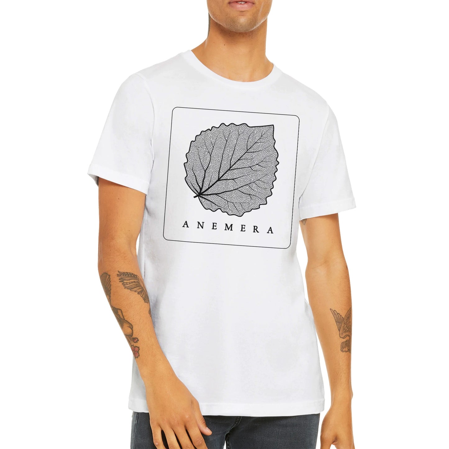 Unisex T-Shirt w/ Black Leaf (Multiple Color Options)