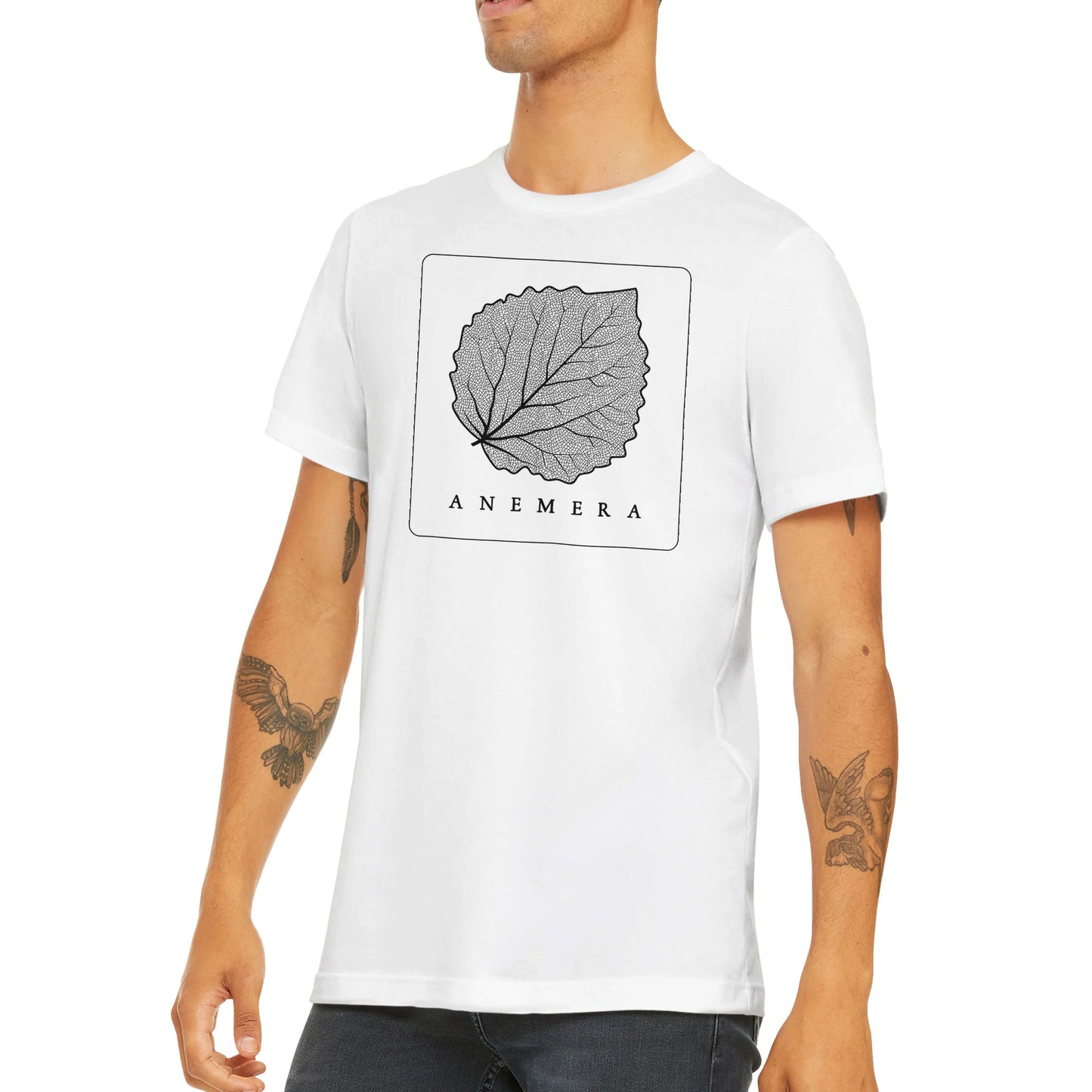 Unisex T-Shirt w/ Black Leaf (Multiple Color Options)