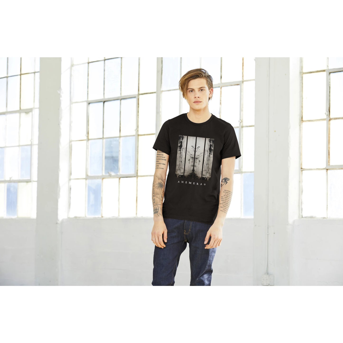 Unisex T-Shirt w/ Doldrums Artwork (Black)