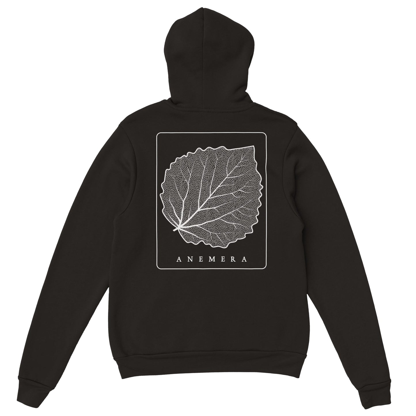 Hoodie w/ White Leaf (Back) (Multiple Color Options)