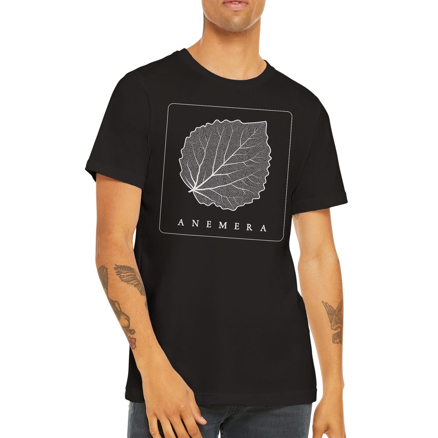Unisex T-Shirt w/ White Leaf (Multiple Color Options)