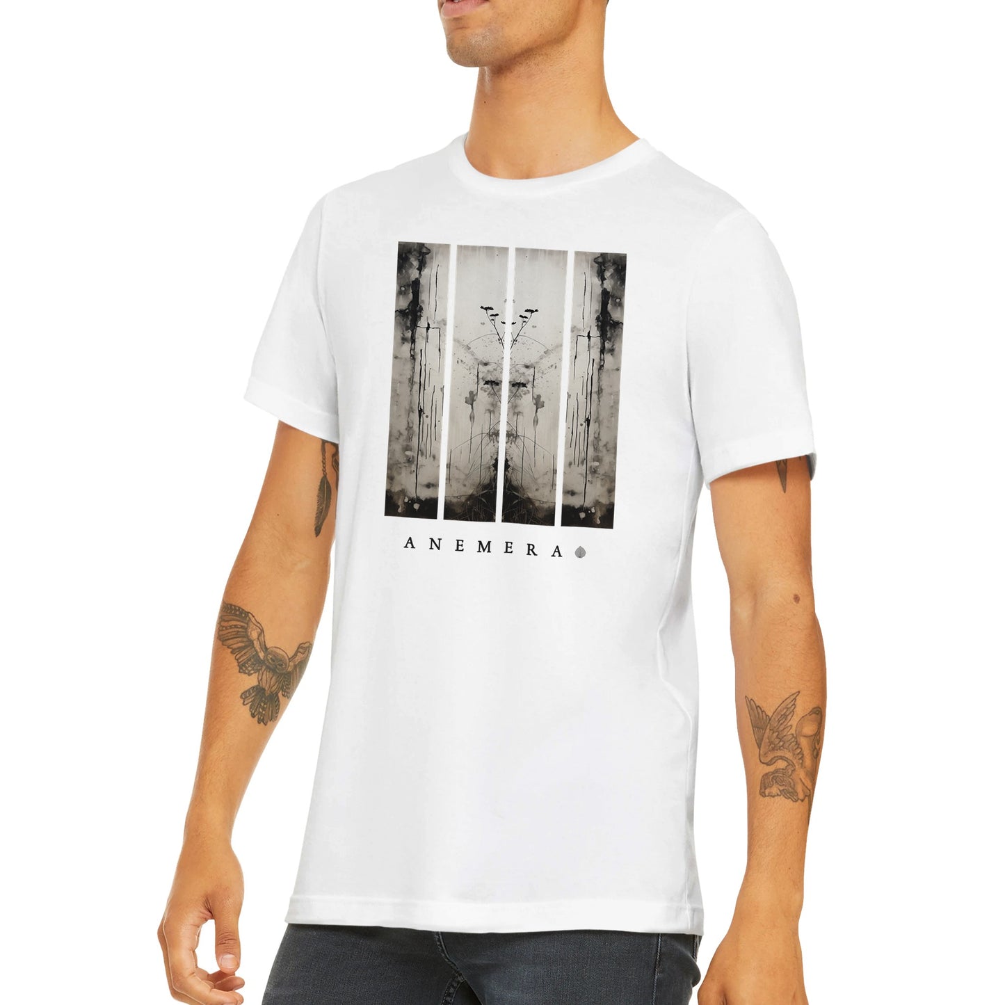 Unisex T-Shirt w/ Doldrums Artwork (White)