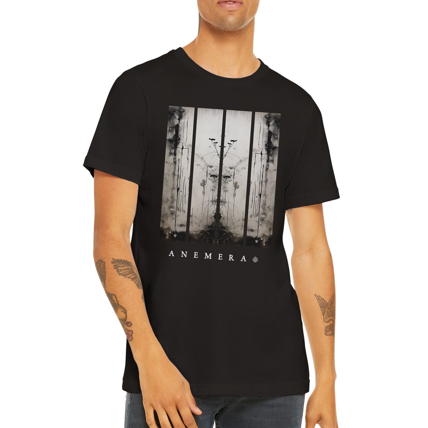 Unisex T-Shirt w/ Doldrums Artwork (Black)