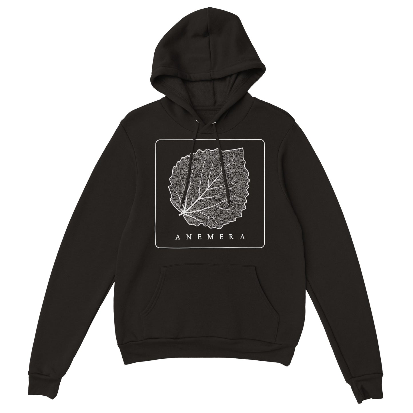 Hoodie w/ White Leaf (Front) (Multiple Color Options)