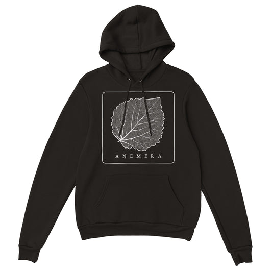 Hoodie w/ White Leaf (Front) (Multiple Color Options)
