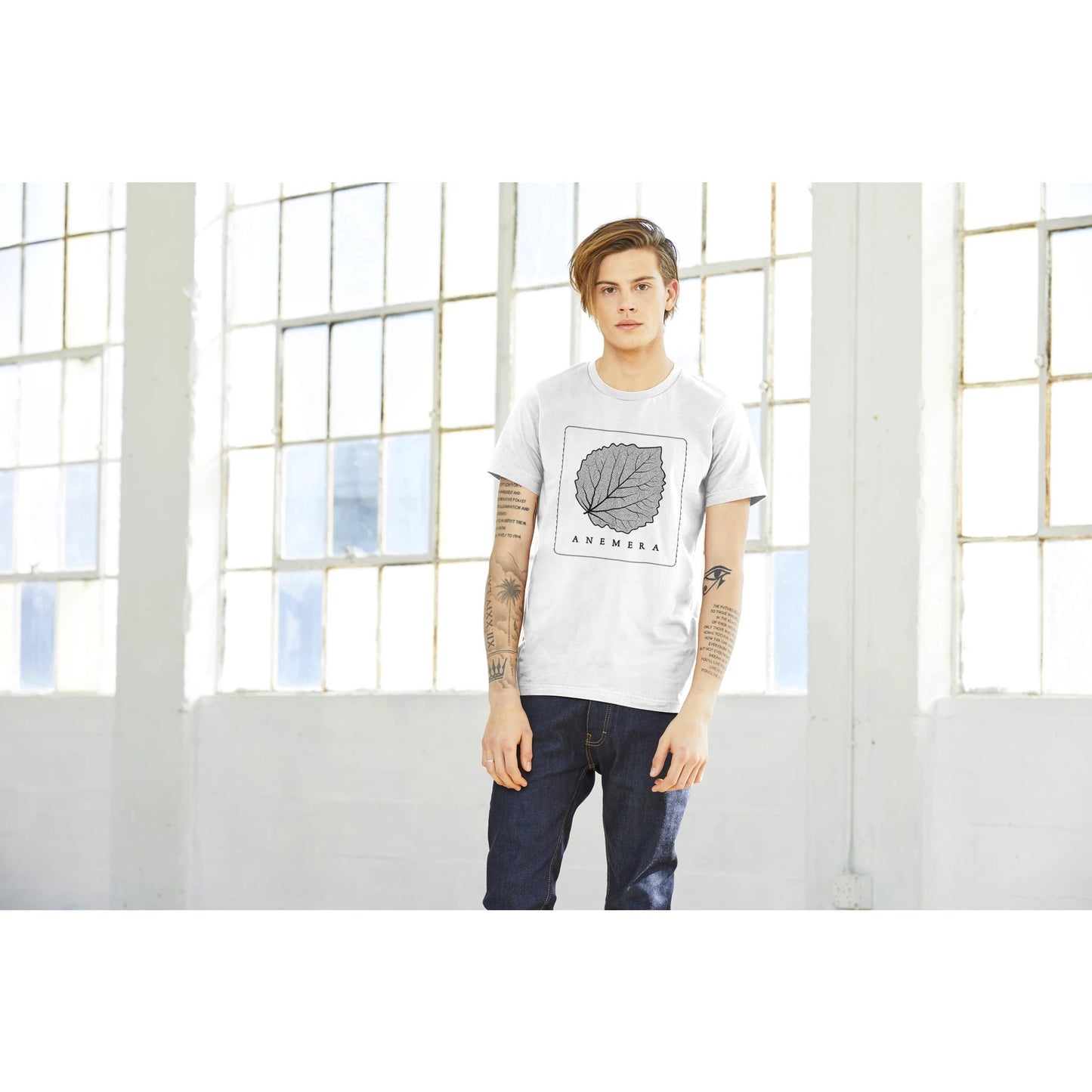 Unisex T-Shirt w/ Black Leaf (Multiple Color Options)